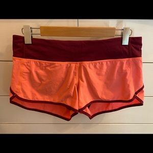 Lululemon Speed Shorts Size 8